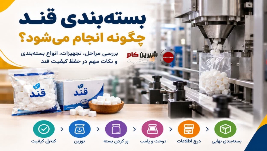 بسته_بندی قند چگونه انجام می_شود؟