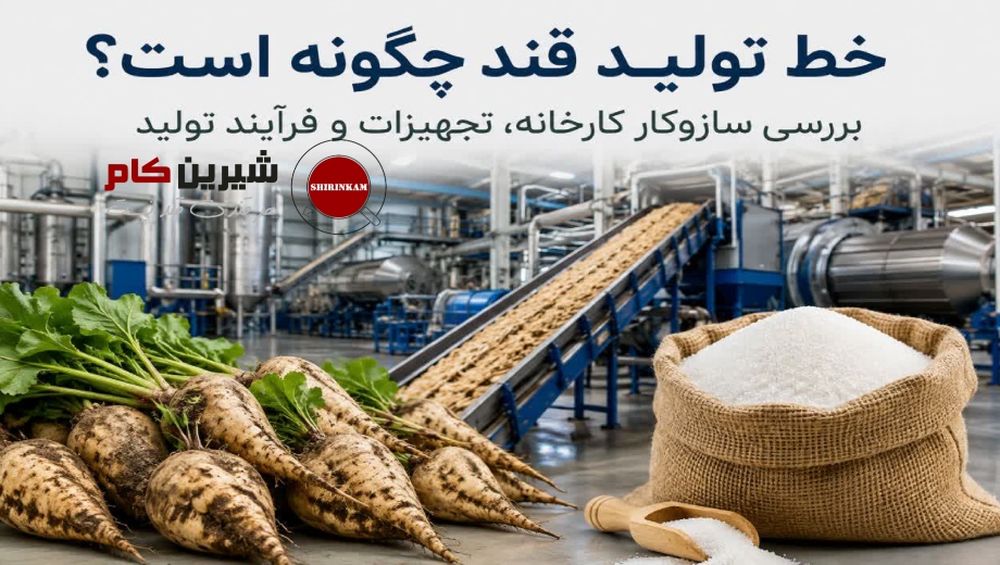 خط تولید قند چگونه است